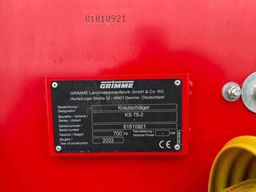 Grimme KS 75-2 - Cosechadora: foto 2 Grimme KS 75-2 - Cosechadora: foto 2