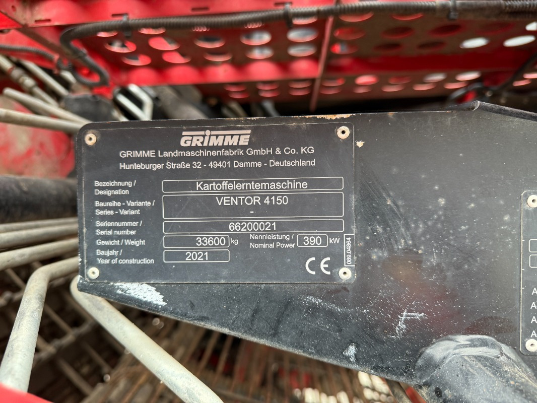 Grimme VENTOR 4150 ClodSep - Cosechadora: foto 3 Grimme VENTOR 4150 ClodSep - Cosechadora: foto 3