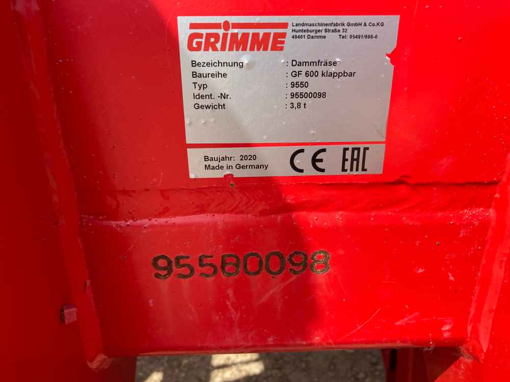 Cosechadora Grimme Grimme, GF600, 6 Row/3Bed Tilla, Rotovator: foto 39