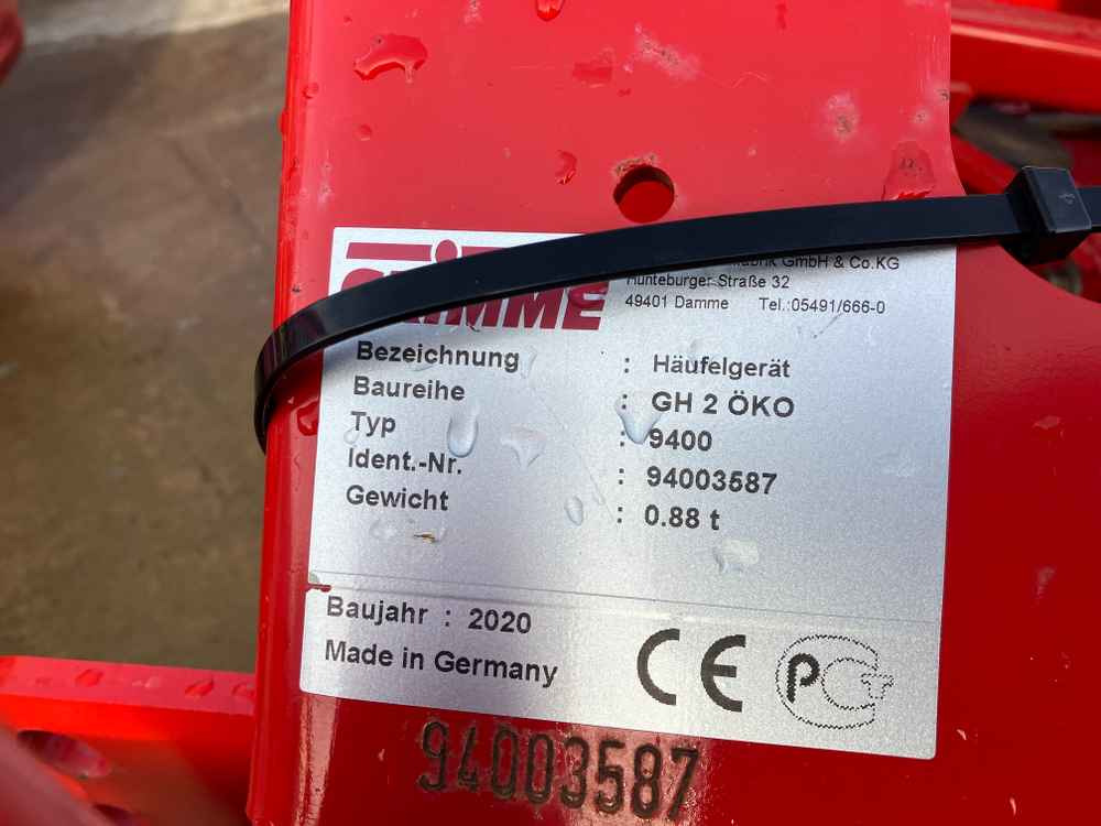 Cosechadora Grimme Grimme GH2, Weeder, Row Re-Former: foto 10