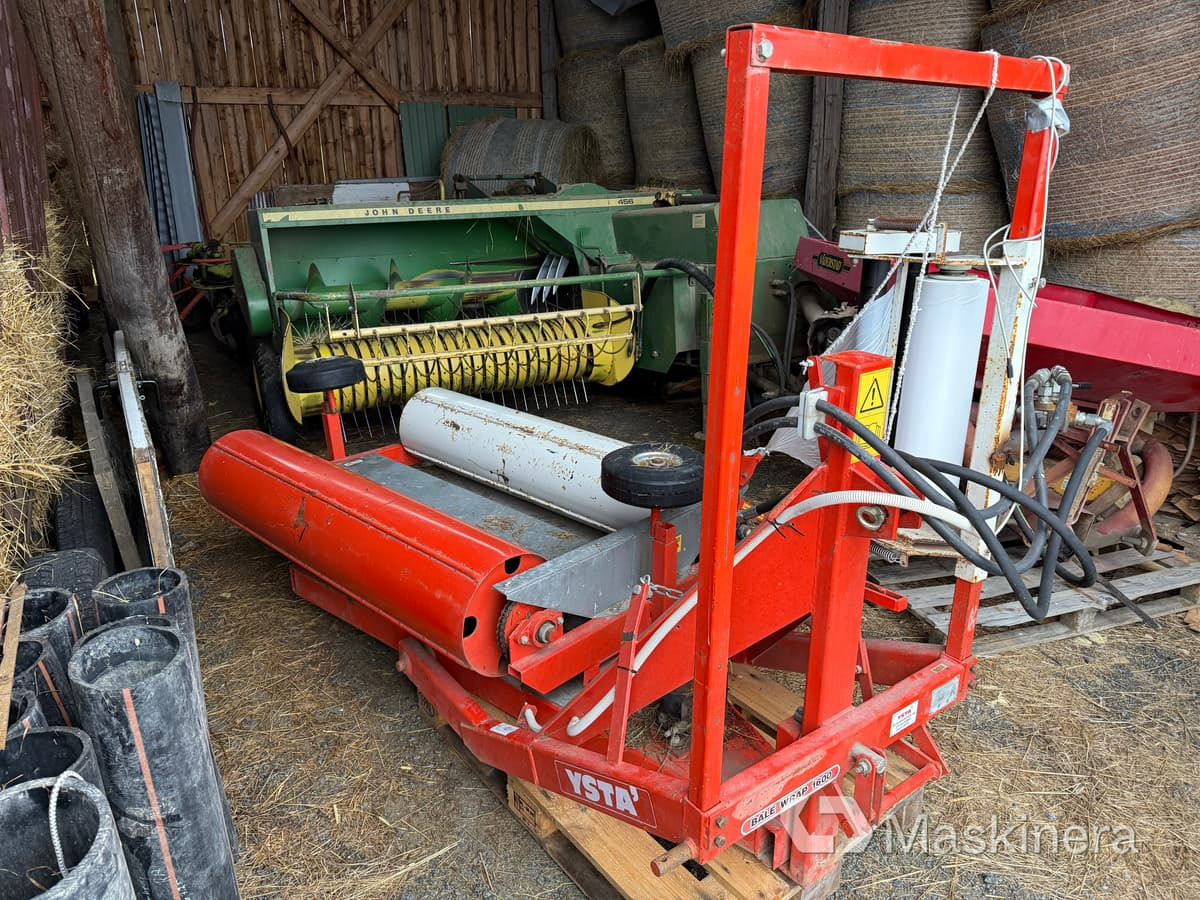 Inplastare Ysta Bale wrap 1600 med sidospakar - Encintadora de pacas: foto 1 Inplastare Ysta Bale wrap 1600 med sidospakar - Encintadora de pacas: foto 1