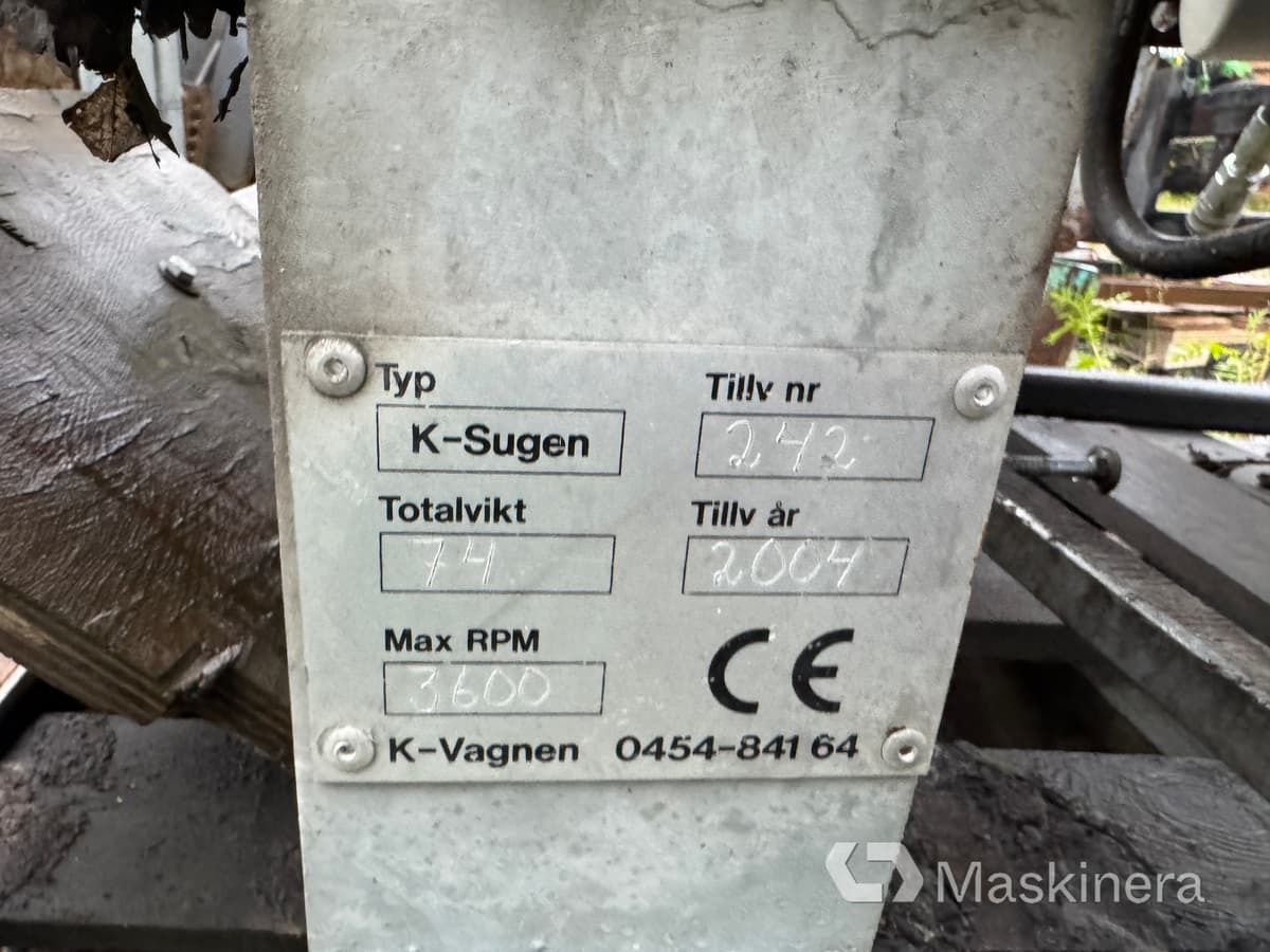 K-Mek K-Sugen Lövblås med motor K-Vagnen K-Sugen - Maquinaria de jardinería: foto 4 K-Mek K-Sugen Lövblås med motor K-Vagnen K-Sugen - Maquinaria de jardinería: foto 4