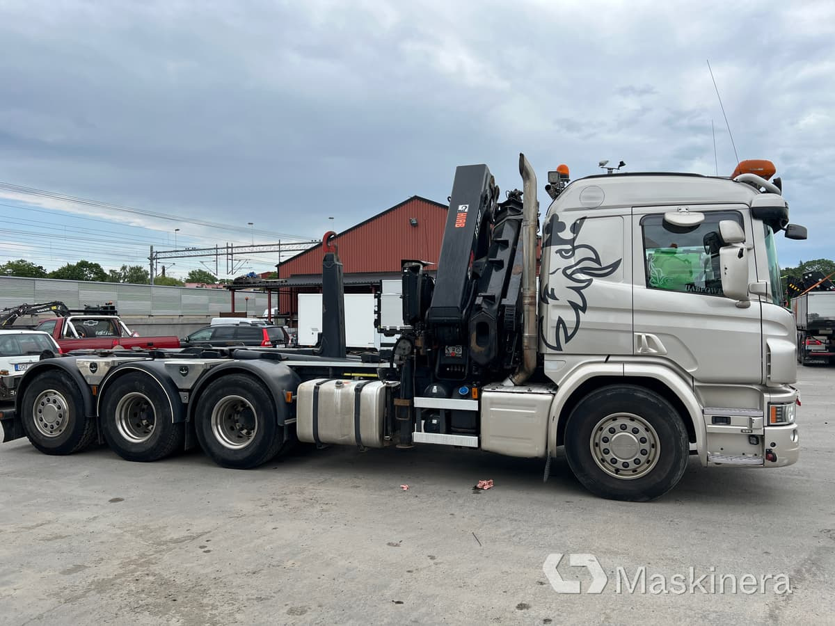 Kranväxlare Scania P410 8x4 - Camión multibasculante, Camión grúa: foto 4 Kranväxlare Scania P410 8x4 - Camión multibasculante, Camión grúa: foto 4