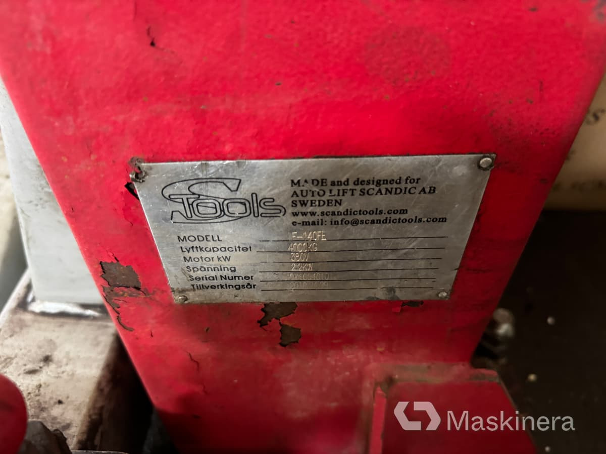 STools Tvåpelarlyft ScandicTools LF-140FE - Equipo de taller: foto 3 STools Tvåpelarlyft ScandicTools LF-140FE - Equipo de taller: foto 3