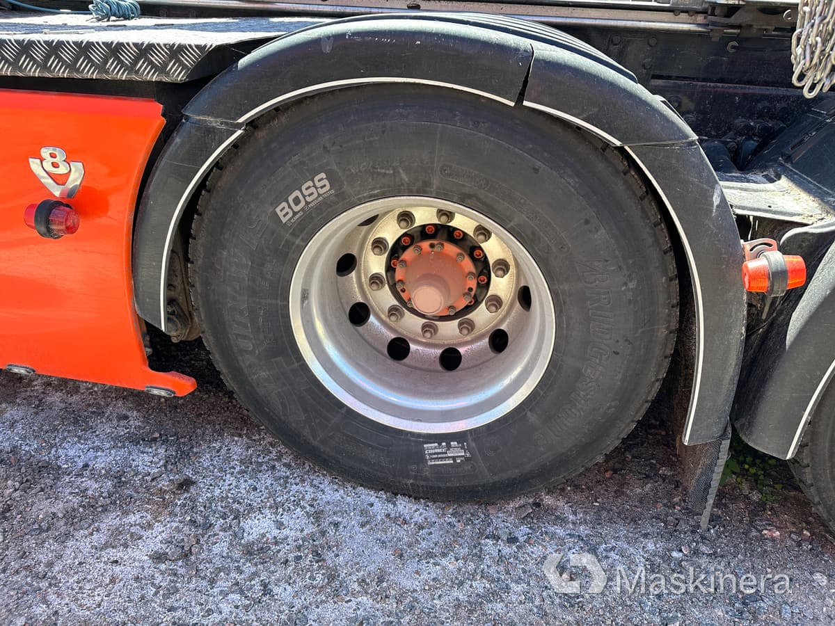 Camión forestal Timmerbil Scania R650B 6X4 NB + Släp: foto 28