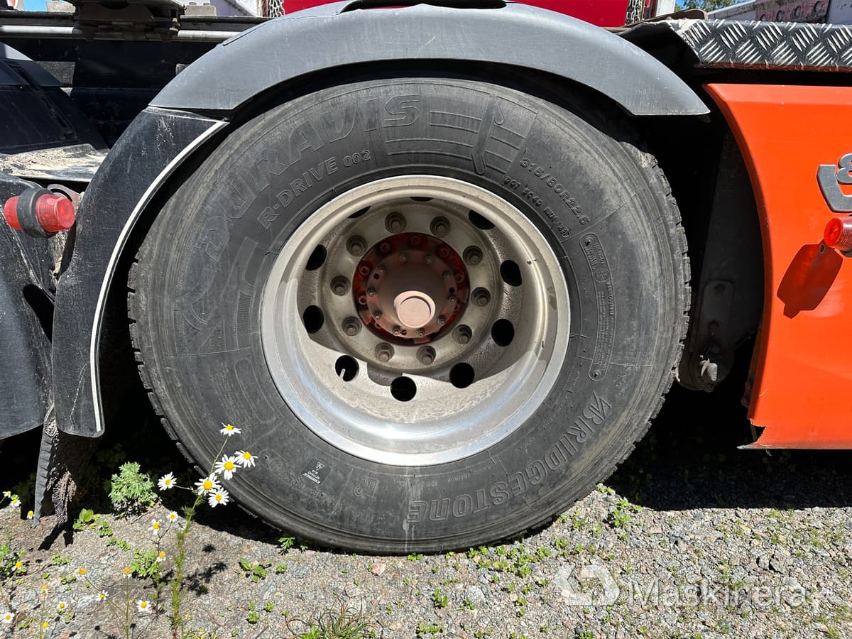 Camión forestal Timmerbil Scania R650B 6X4 NB + Släp: foto 10
