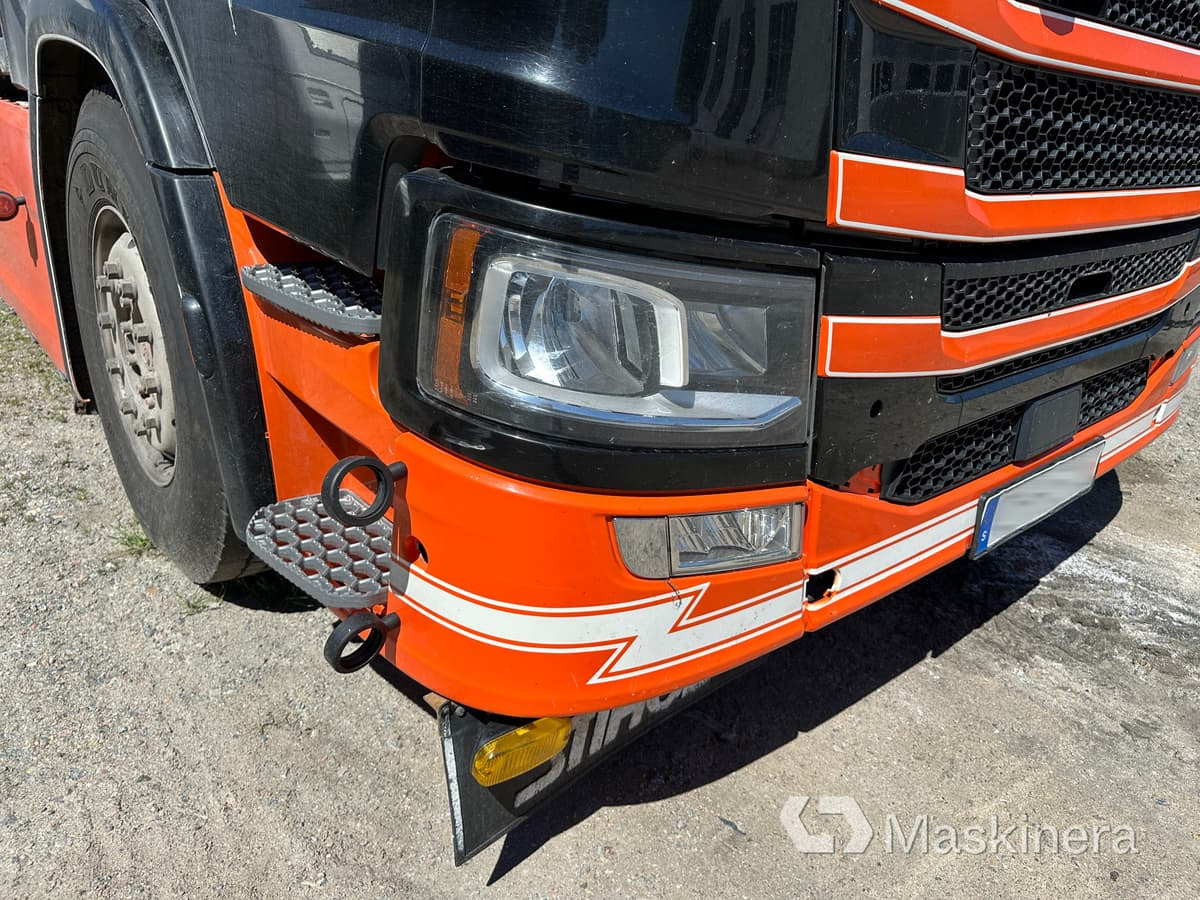 Camión forestal Timmerbil Scania R650B 6X4 NB + Släp: foto 40