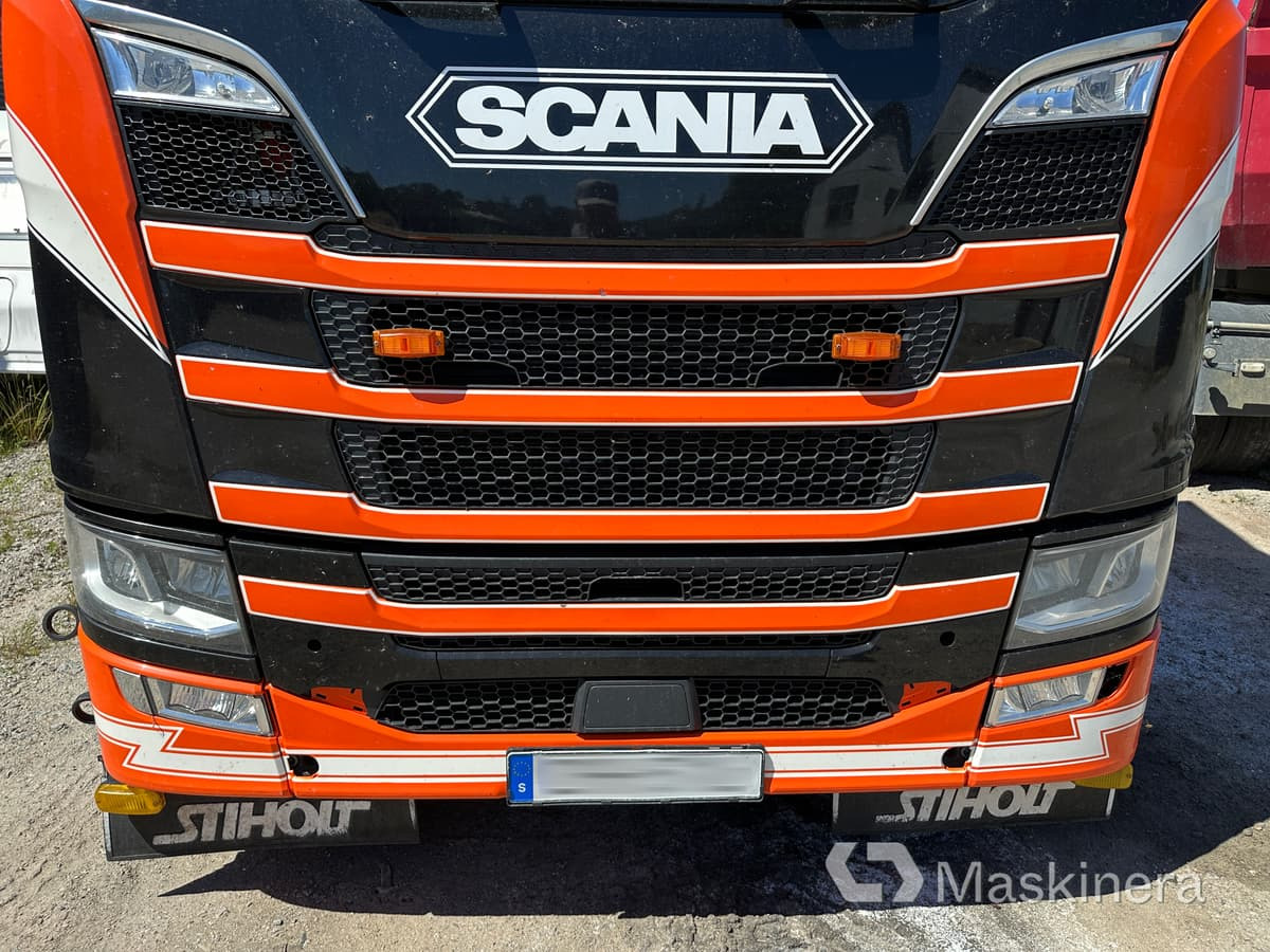 Camión forestal Timmerbil Scania R650B 6X4 NB + Släp: foto 38