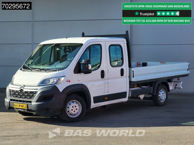 Citroën Jumper 140PK Open Laadbak Dubbel Cabine Airco Euro6 Pritsche Pickup Open Box Airco - Furgoneta caja abierta: foto 1 Citroën Jumper 140PK Open Laadbak Dubbel Cabine Airco Euro6 Pritsche Pickup Open Box Airco - Furgoneta caja abierta: foto 1