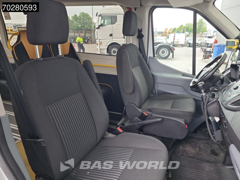 Minibús, Furgoneta de pasajeros Ford Transit 130pk Personenvervoer Luchtvering Taxi L3H2 Ramp Airco Cruise Parkeersensoren Euro6 Kombi Tourer 11m3 Airco Cruise control: foto 15