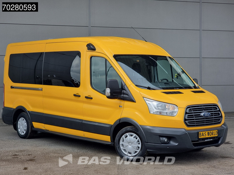 Minibús, Furgoneta de pasajeros Ford Transit 130pk Personenvervoer Luchtvering Taxi L3H2 Ramp Airco Cruise Parkeersensoren Euro6 Kombi Tourer 11m3 Airco Cruise control: foto 7