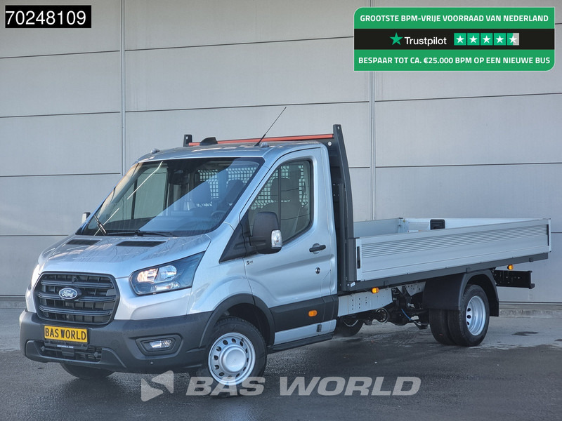 Ford Transit 165pk Open laadbak Dubbellucht Pritsche Trekhaak Airco Cruise Camera 3m3 Airco Trekhaak Cruise control - Furgoneta caja abierta: foto 1 Ford Transit 165pk Open laadbak Dubbellucht Pritsche Trekhaak Airco Cruise Camera 3m3 Airco Trekhaak Cruise control - Furgoneta caja abierta: foto 1