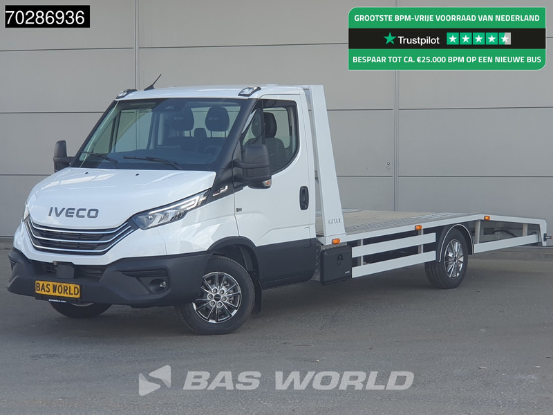 Iveco Daily 35S18 3.0L Autotransporter Automaat 3,5t Trekhaak Navi ACC LED Airco Lier Euro6 Oprijwagen Cartransporter Trekhaak - Furgoneta: foto 1 Iveco Daily 35S18 3.0L Autotransporter Automaat 3,5t Trekhaak Navi ACC LED Airco Lier Euro6 Oprijwagen Cartransporter Trekhaak - Furgoneta: foto 1