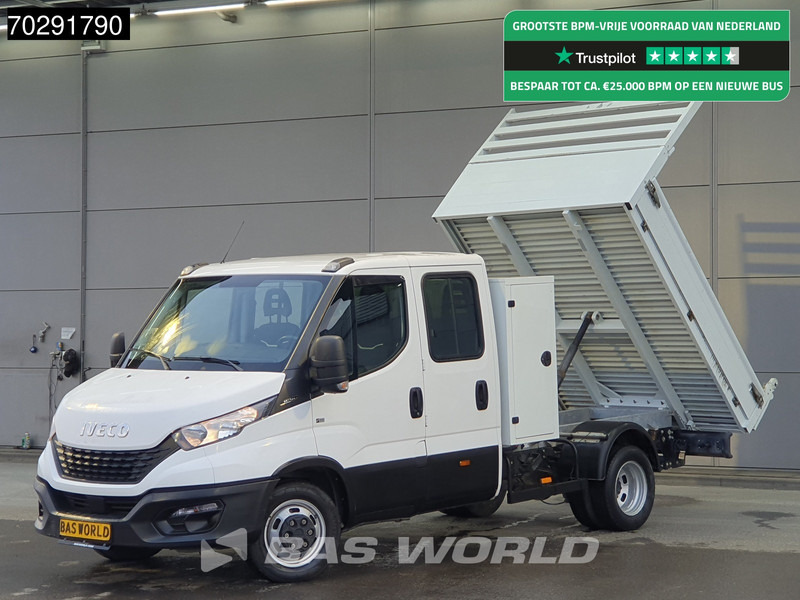 Iveco Daily 35C14 Open Laadbak met Kist Dubbel Cabine Dubbellucht 3,5t Trekhaak Airco Cruise Euro6 Pritsche Pickup Open Box 2m3 Airco Trekha - Furgoneta caja abierta: foto 1 Iveco Daily 35C14 Open Laadbak met Kist Dubbel Cabine Dubbellucht 3,5t Trekhaak Airco Cruise Euro6 Pritsche Pickup Open Box 2m3 Airco Trekha - Furgoneta caja abierta: foto 1