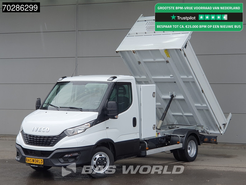 Iveco Daily 35C14 Open Laadbak met Kist Dubbellucht 3,5t Trekhaak Airco Cruise Euro6 Pritsche Pickup Open Box 2m3 Airco Trekhaak Cruise cont - Furgoneta caja abierta: foto 1 Iveco Daily 35C14 Open Laadbak met Kist Dubbellucht 3,5t Trekhaak Airco Cruise Euro6 Pritsche Pickup Open Box 2m3 Airco Trekhaak Cruise cont - Furgoneta caja abierta: foto 1