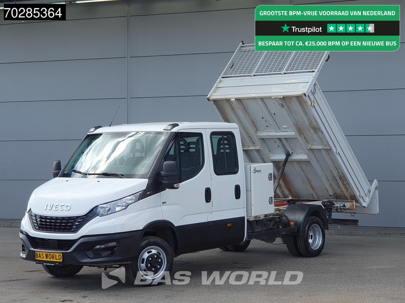 Iveco Daily 35C16 3.0L Open Laadbak met Kist Dubbel Cabine Dubbellucht 3,5t Trekhaak Airco Cruise Euro6 Pritsche Pickup Open Box 2m3 Airco T - Furgoneta caja abierta: foto 1 Iveco Daily 35C16 3.0L Open Laadbak met Kist Dubbel Cabine Dubbellucht 3,5t Trekhaak Airco Cruise Euro6 Pritsche Pickup Open Box 2m3 Airco T - Furgoneta caja abierta: foto 1