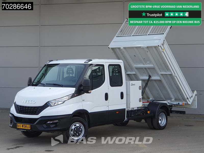 Iveco Daily 35C16 3.0L Open Laadbak met Kist Dubbel Cabine Dubbellucht 3,5t Trekhaak Airco Cruise Euro6 Pritsche Pickup Open Box Airco Trekh - Furgoneta caja abierta: foto 1 Iveco Daily 35C16 3.0L Open Laadbak met Kist Dubbel Cabine Dubbellucht 3,5t Trekhaak Airco Cruise Euro6 Pritsche Pickup Open Box Airco Trekh - Furgoneta caja abierta: foto 1
