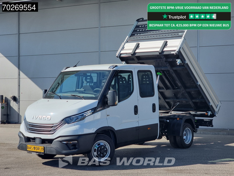 Iveco Daily 35C21 3 zijdige Kipper Dubbel Cabine 210PK 3.0L Dubbellucht Airco Cruise LED Camera Tipper Benne Kieper 2m3 Airco Trekhaak - Furgoneta basculante: foto 1 Iveco Daily 35C21 3 zijdige Kipper Dubbel Cabine 210PK 3.0L Dubbellucht Airco Cruise LED Camera Tipper Benne Kieper 2m3 Airco Trekhaak - Furgoneta basculante: foto 1
