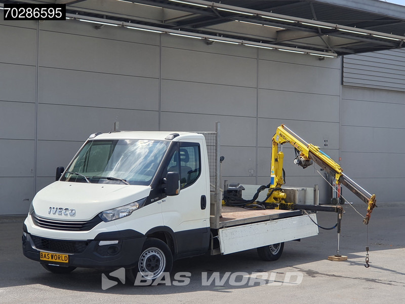 Iveco Daily 35S14 Open Laadbak Kraanwagen Hyva HA15 Euro6 3,5t Trekhaak Crane Kranwagen Pritsche Pickup Open Box Trekhaak - Furgoneta caja abierta: foto 5 Iveco Daily 35S14 Open Laadbak Kraanwagen Hyva HA15 Euro6 3,5t Trekhaak Crane Kranwagen Pritsche Pickup Open Box Trekhaak - Furgoneta caja abierta: foto 5