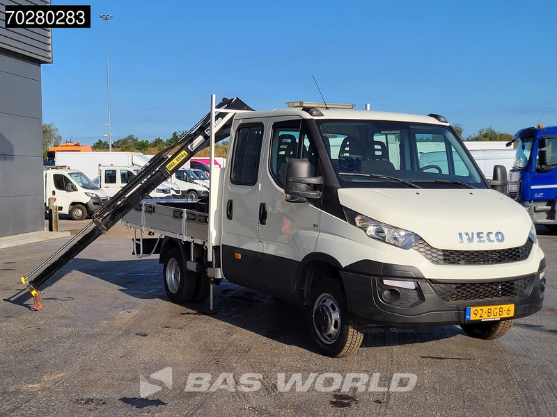 Iveco Daily 50C17 3,0L Automaat 170PK HIAB 017T-2 DC Open laadbak Dubbellucht Airco Euro6 Pickup Crane Kraanwagen Kranwagen Pritsche Airco D - Furgoneta caja abierta: foto 2 Iveco Daily 50C17 3,0L Automaat 170PK HIAB 017T-2 DC Open laadbak Dubbellucht Airco Euro6 Pickup Crane Kraanwagen Kranwagen Pritsche Airco D - Furgoneta caja abierta: foto 2