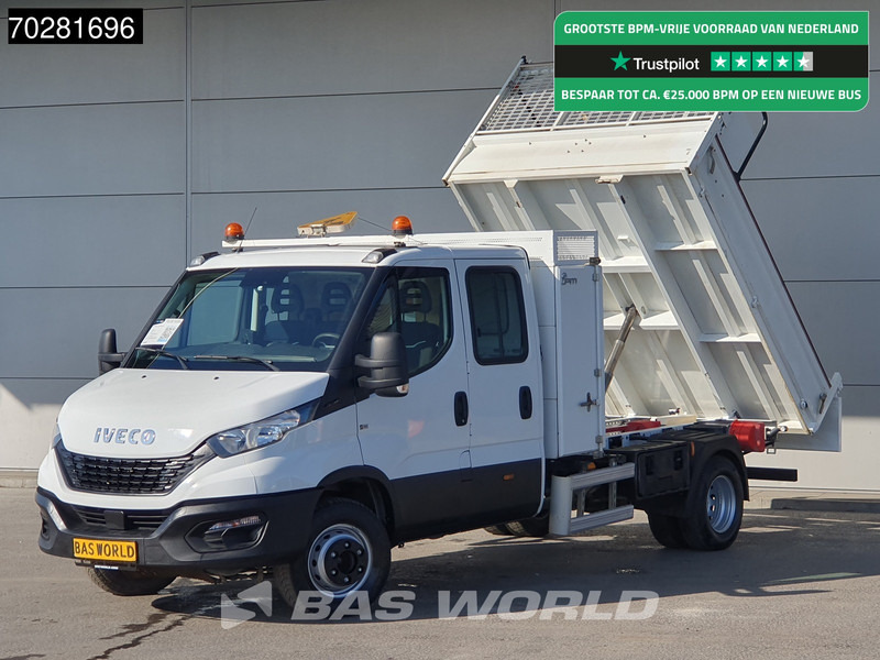 Iveco Daily 70C18 3.0L Kipper Dubbel Cabine Dubbellucht 3,5t Trekhaak Airco Cruise Euro6 Tipper Benne Kieper 2m3 Airco Trekhaak Cruise contr - Furgoneta basculante: foto 1 Iveco Daily 70C18 3.0L Kipper Dubbel Cabine Dubbellucht 3,5t Trekhaak Airco Cruise Euro6 Tipper Benne Kieper 2m3 Airco Trekhaak Cruise contr - Furgoneta basculante: foto 1