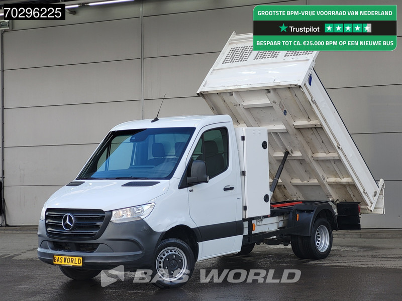 Mercedes-Benz Sprinter 516 CDI Kipper met Kist Dubbellucht 3,5t Trekhaak Airco Cruise Euro6 Kieper Benne Tipper Airco Trekhaak Cruise control - Furgoneta basculante: foto 1 Mercedes-Benz Sprinter 516 CDI Kipper met Kist Dubbellucht 3,5t Trekhaak Airco Cruise Euro6 Kieper Benne Tipper Airco Trekhaak Cruise control - Furgoneta basculante: foto 1