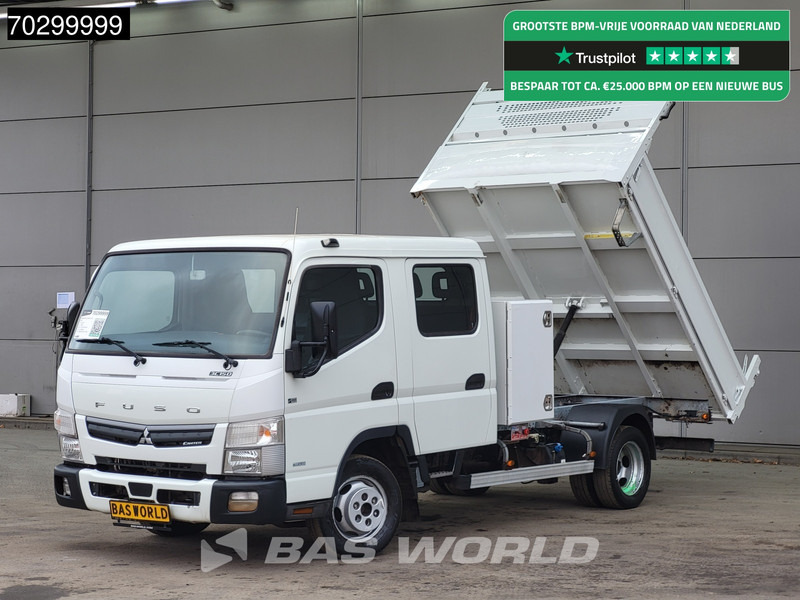 Mitsubishi Canter 3C15 3.0L Kipper met Kist Dubbel Cabine Dubbellucht 3,5t Trekhaak 150PK Airco Euro6 Tipper Benne Kieper Airco Trekhaak - Furgoneta basculante: foto 1 Mitsubishi Canter 3C15 3.0L Kipper met Kist Dubbel Cabine Dubbellucht 3,5t Trekhaak 150PK Airco Euro6 Tipper Benne Kieper Airco Trekhaak - Furgoneta basculante: foto 1