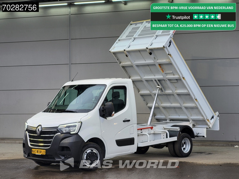 Renault Master 130pk Kipper met Kist 3,5t Trekhaak Dubbellucht LED Airco Cruise Euro6 Kieper Tipper Benne 2m3 Airco Trekhaak Cruise control - Furgoneta basculante: foto 1 Renault Master 130pk Kipper met Kist 3,5t Trekhaak Dubbellucht LED Airco Cruise Euro6 Kieper Tipper Benne 2m3 Airco Trekhaak Cruise control - Furgoneta basculante: foto 1