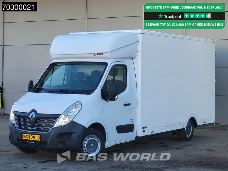 Renault Master 130pk Lowliner 422cm Bakwagen Achterdeuren Airco Cruise Euro6 Verkoopwagen Meubelbak Koffer Airco Cruise control - Furgoneta caja cerrada: foto 1 Renault Master 130pk Lowliner 422cm Bakwagen Achterdeuren Airco Cruise Euro6 Verkoopwagen Meubelbak Koffer Airco Cruise control - Furgoneta caja cerrada: foto 1