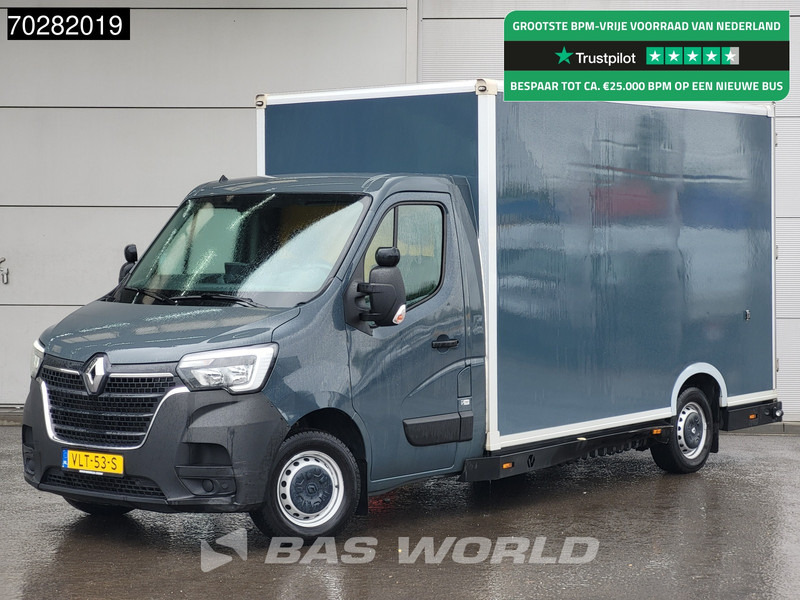 Furgoneta caja cerrada Renault Master 150PK Bakwagen Airco Cruise Luchtvering Meubelbak Plancher Verkoopwagen Foodtruck Paardenwagen Airco Cruise control: foto 1