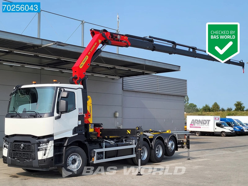 Renault C 480 8X4 NEW! Palfinger PK33002 Kran Crane + 22tons Pallift EURO 6 - Camión multibasculante, Camión grúa: foto 1 Renault C 480 8X4 NEW! Palfinger PK33002 Kran Crane + 22tons Pallift EURO 6 - Camión multibasculante, Camión grúa: foto 1