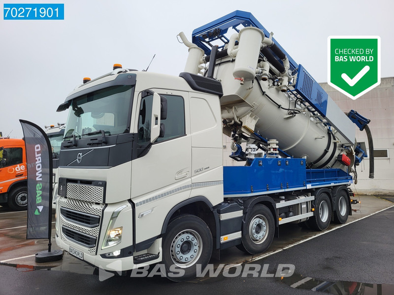 Volvo FH 500 8X4 Vacuum truck Gully Emptier 14.000ltr VEB+ Navi Euro 6 - Limpieza de alcantarillado: foto 1 Volvo FH 500 8X4 Vacuum truck Gully Emptier 14.000ltr VEB+ Navi Euro 6 - Limpieza de alcantarillado: foto 1