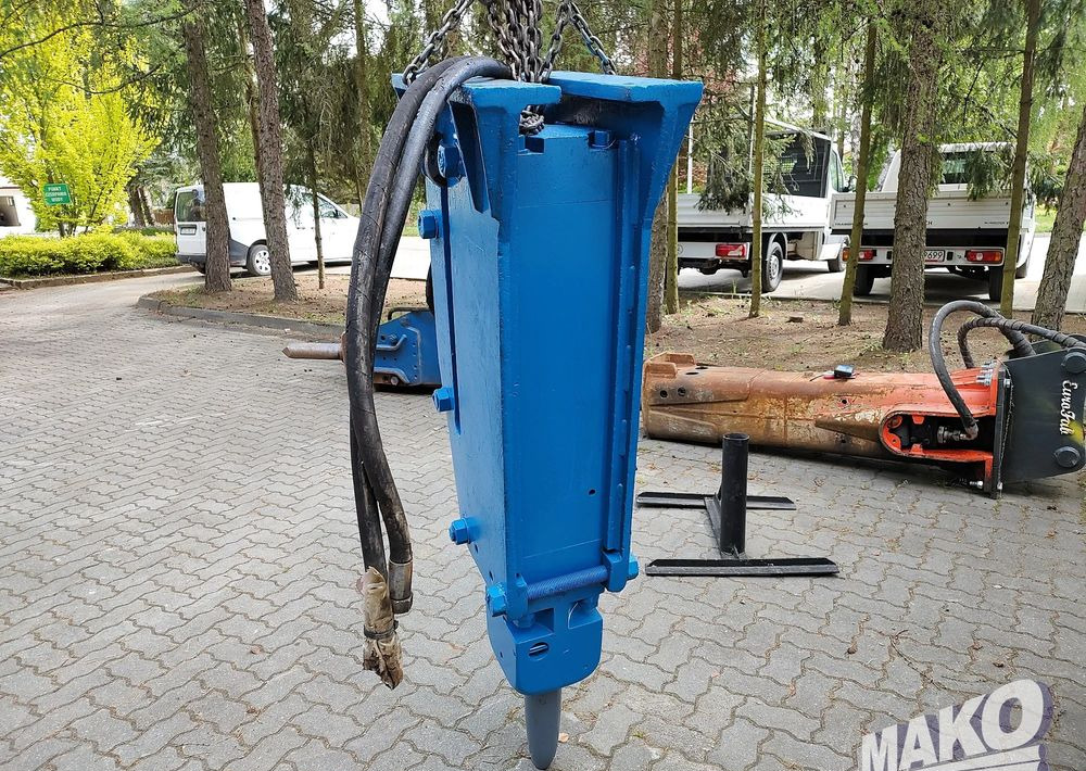 Młot hydrauliczny Krupp HM600 760kg do koparki - Implemento para Maquinaria de construcción: foto 4 Młot hydrauliczny Krupp HM600 760kg do koparki - Implemento para Maquinaria de construcción: foto 4