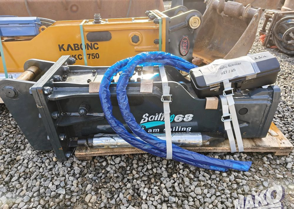NOWY Młot hydrauliczny Sailing68 340kg do koparki - Implemento para Maquinaria de construcción: foto 1 NOWY Młot hydrauliczny Sailing68 340kg do koparki - Implemento para Maquinaria de construcción: foto 1