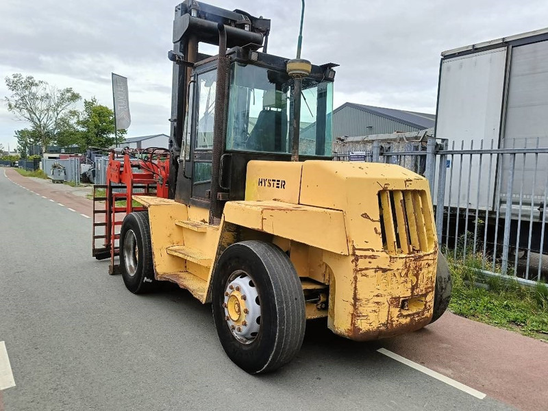 Carretilla elevadora diésel Hyster H 12.00 XL 12 ton heftruck met stenenklem forklift: foto 11 Carretilla elevadora diésel Hyster H 12.00 XL 12 ton heftruck met stenenklem forklift: foto 11