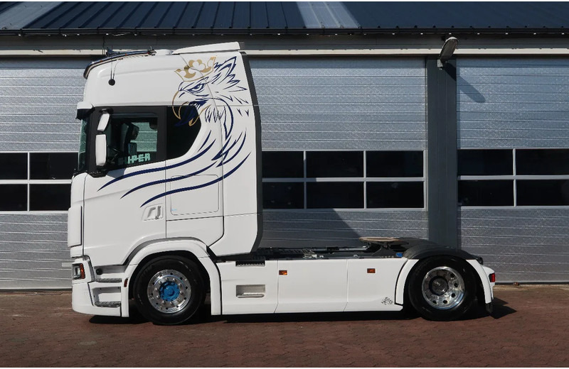 Cabeza tractora Scania 540S NGS FULL AIR/ RETARDER/ ALCOA/ LEATHER/ 2X TANK/ PARK AIRCO: foto 9