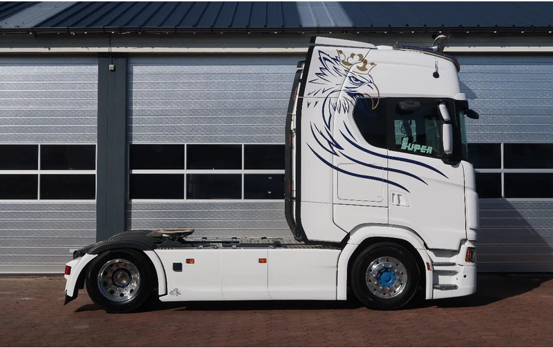 Cabeza tractora Scania 540S NGS FULL AIR/ RETARDER/ ALCOA/ LEATHER/ 2X TANK/ PARK AIRCO: foto 17