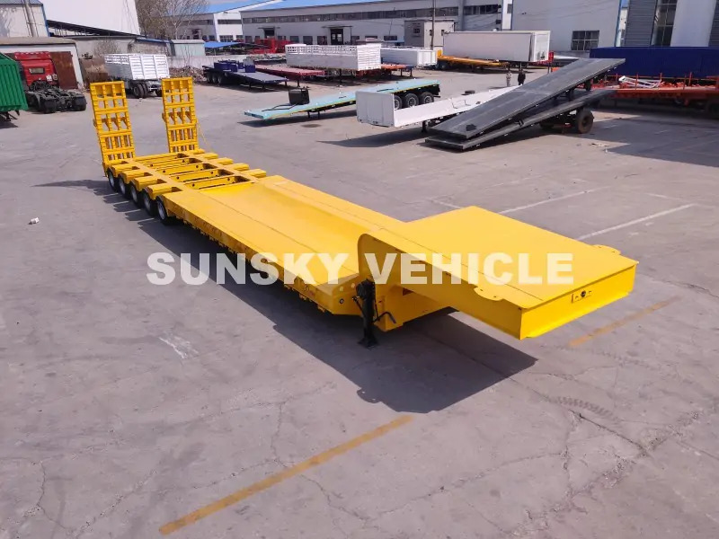 SUNSKY 100 Tons 10 Axles Lowbed trailer - Semirremolque góndola rebajadas: foto 2 SUNSKY 100 Tons 10 Axles Lowbed trailer - Semirremolque góndola rebajadas: foto 2