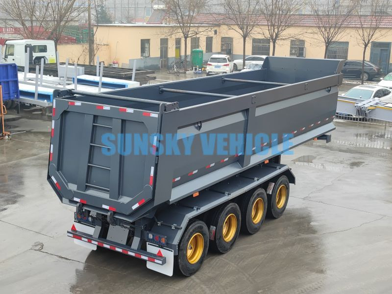 SUNSKY 4-Axle Dump Semi-trailer - Semirremolque volquete: foto 2 SUNSKY 4-Axle Dump Semi-trailer - Semirremolque volquete: foto 2