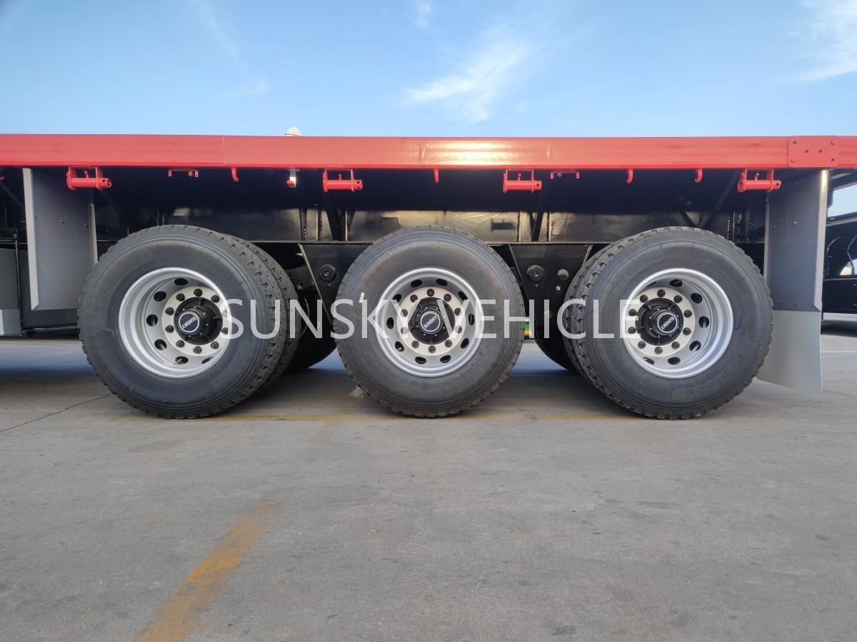 SUNSKY Flatbed Trailer with henred type axles and suspension - Semirremolque plataforma/ Caja abierta: foto 4 SUNSKY Flatbed Trailer with henred type axles and suspension - Semirremolque plataforma/ Caja abierta: foto 4