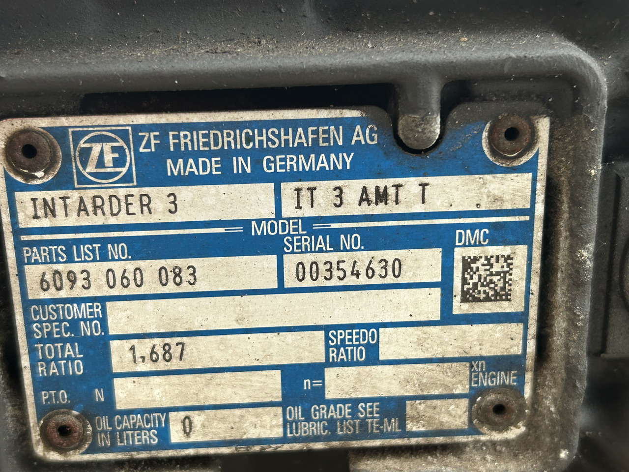 DAF XF 106 12AS2131 TD 2011072   DAF XF 106 truck - Caja de cambios para Camión: foto 5 DAF XF 106 12AS2131 TD 2011072   DAF XF 106 truck - Caja de cambios para Camión: foto 5