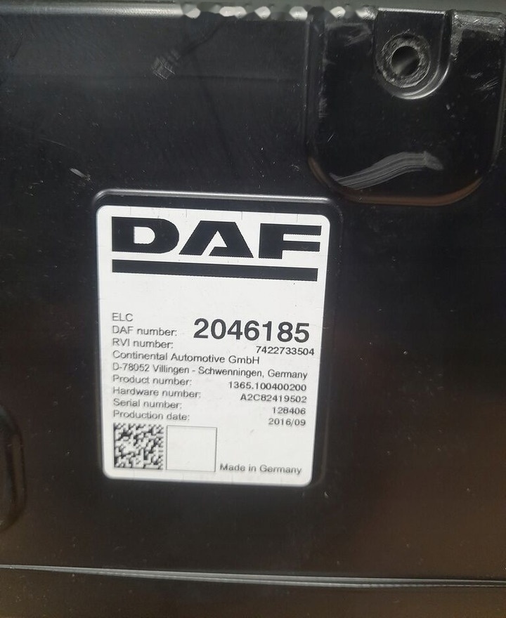 DAF XF 106 2046185 - Unidad de control para Camión: foto 3 DAF XF 106 2046185 - Unidad de control para Camión: foto 3