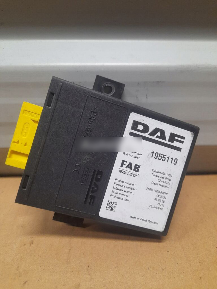 DAF XF 106 CDS 4 FAB 1955119 - Unidad de control para Camión: foto 1 DAF XF 106 CDS 4 FAB 1955119 - Unidad de control para Camión: foto 1