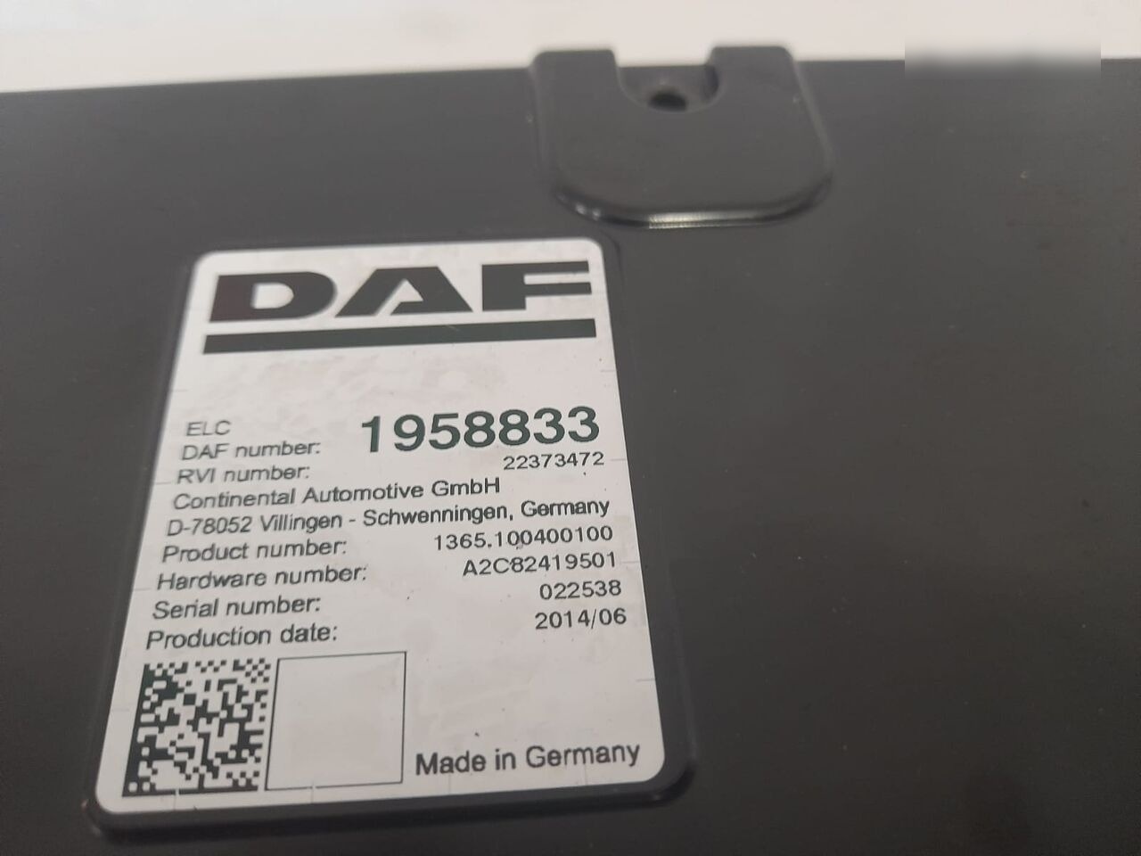 DAF XF 106 ELC DAF XF 106 truck - Unidad de control para Camión: foto 3 DAF XF 106 ELC DAF XF 106 truck - Unidad de control para Camión: foto 3