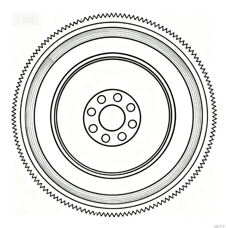 OEM Engine Cursor13 Flywheel F5043787980 - Volante de inercia: foto 1 OEM Engine Cursor13 Flywheel F5043787980 - Volante de inercia: foto 1
