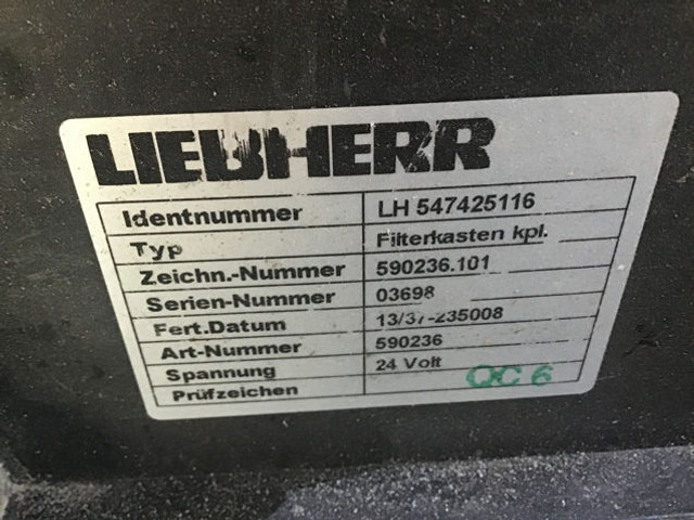 Filtro de aire Liebherr Air Filter: foto 14