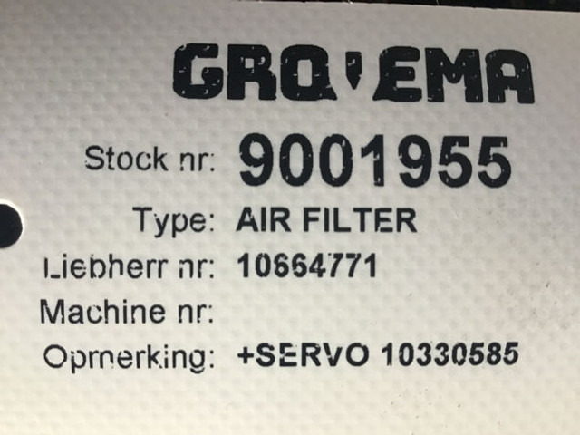 Filtro de aire Liebherr Air Filter: foto 16