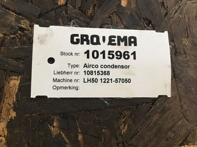 Liebherr Airco Condensor - Pieza de aire acondicionado: foto 2 Liebherr Airco Condensor - Pieza de aire acondicionado: foto 2