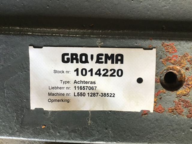 Eje y piezas Liebherr Axle MTL3085: foto 7