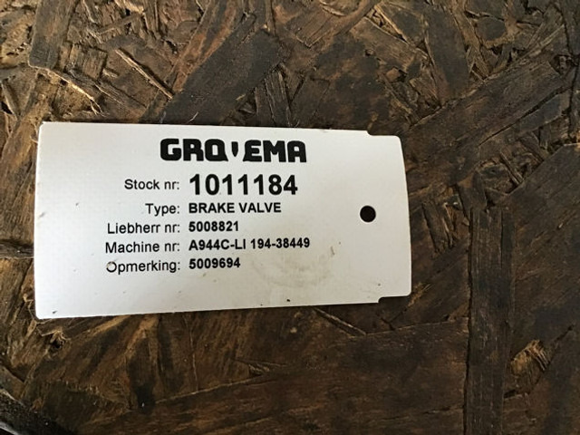 Liebherr Brake Valve - Válvula: foto 3 Liebherr Brake Valve - Válvula: foto 3